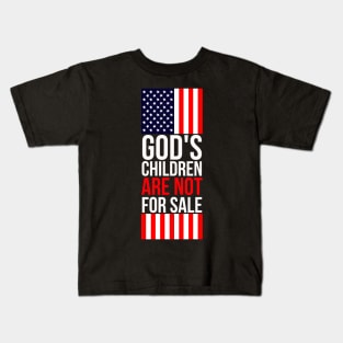 God's children are not for sale Kids T-Shirt